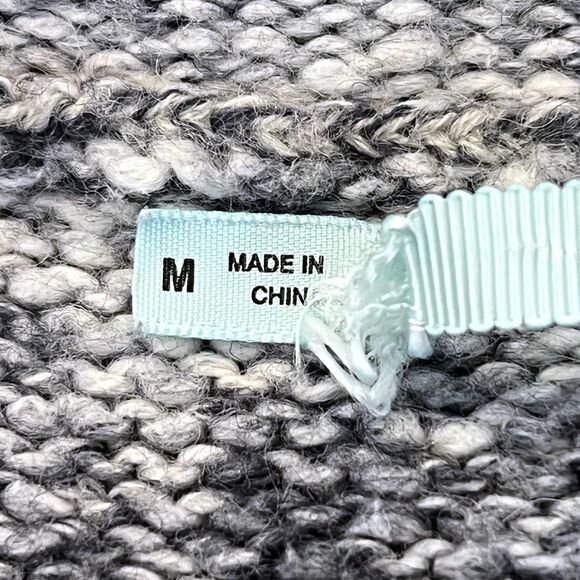 Maurices Gray Cowl Neck Sweater Medium - Picture 7 of 8